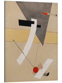 Print på aluminium Proun 12E, 1923 - El Lissitzky