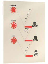 Acrylglasbild Dli︠a︡ golosa, Pl 09, 1923 - El Lissitzky