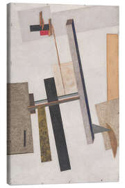 Canvas print Proun 2 (Construction), 1920 - El Lissitzky