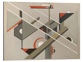 Print på aluminium Suprematist Composition, 1919 - El Lissitzky