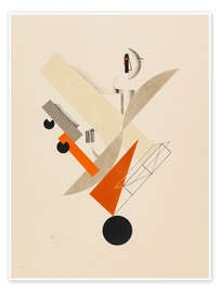 Plakat The Globetrotter, 1923 - El Lissitzky
