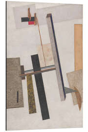 Print på aluminium Proun 2 (Construction), 1920 - El Lissitzky