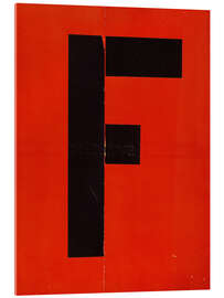 Acrylglasbild Figurines, 1923 - El Lissitzky