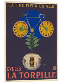 Acrylglasbild La fine fleur du vélo. Cycles La Torpille, 1923 - Vintage Advertising Collection