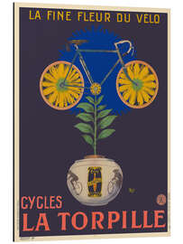 Print på aluminium La fine fleur du vélo. Cycles La Torpille, 1923 - Vintage Advertising Collection