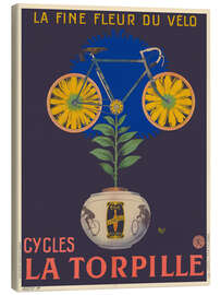 Leinwandbild La fine fleur du vélo. Cycles La Torpille, 1923 - Vintage Advertising Collection