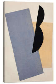 Canvas print Composition (Blue Yellow Black), 1920 - El Lissitzky