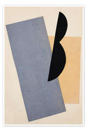 Plakat Composition (Blue Yellow Black), 1920 - El Lissitzky