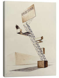 Tableau sur toile Lenin Tribune, 1920 - El Lissitzky
