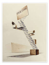 Plakat Lenin Tribune, 1920 - El Lissitzky