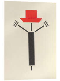 Acrylglasbild Dli︠a︡ golosa, Pl 19 - El Lissitzky