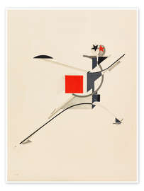 Wall art print The New Man (Neuer), 1923 - El Lissitzky
