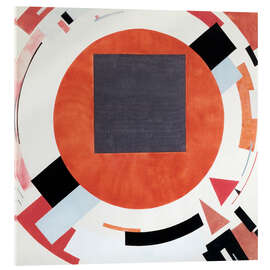 Acrylglasbild Proun Aquarell - El Lissitzky