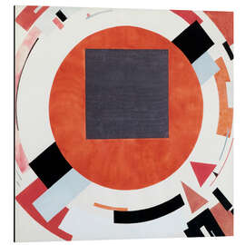 Print på aluminium Proun Aquarell - El Lissitzky