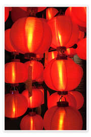 Tableau Lanterns at the New Buddha Tooth Relic Temple, Singapore