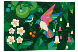 Aluminium print Emerald Forest - Bo Lundberg