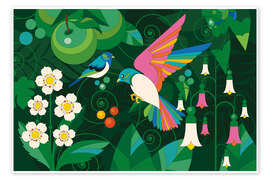 Poster Emerald Forest - Bo Lundberg