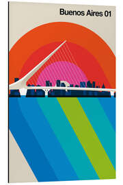 Tableau en aluminium Buenos Aires I - Bo Lundberg