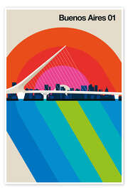 Poster Buenos Aires I - Bo Lundberg