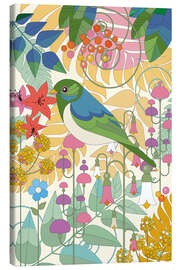 Leinwandbild Emerald Morning Bird - Bo Lundberg