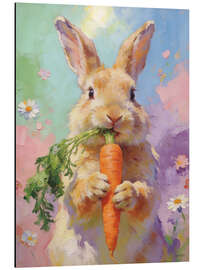 Alubild Karotten Liebe - Softlight Boutique