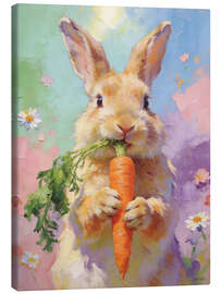 Leinwandbild Karotten Liebe - Softlight Boutique