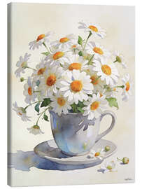 Tableau sur toile Tee Flowers - Softlight Boutique