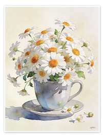 Plakat Tee Flowers - Softlight Boutique