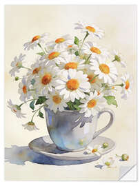 Sticker mural Tee Flowers - Softlight Boutique