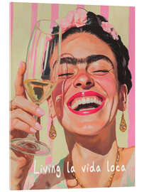 Acrylglasbild Frida, la vida Loca - Carina Artspace