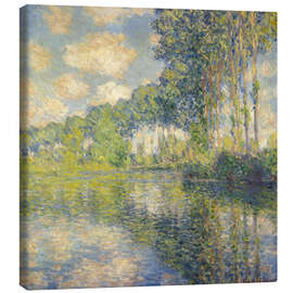Canvas print Poplars on the banks of the Epte, 1892 - Claude Monet