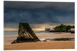 Acrylic print Tenby and Goscar Rock - Simon West