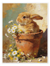 Poster The little garden friend - Softlight Boutique