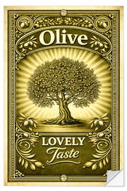 Wandsticker Olive - Bettina Dittmann