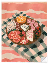 Wandsticker Mediterranes Picknick - Branka Kodžoman