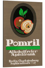 Alubild Pomril, Alkoholfreier Apfeltrank, Berlin - Vintage Advertising Collection
