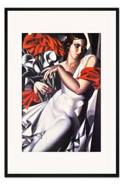 Gerahmter Kunstdruck Porträt von Ira P.