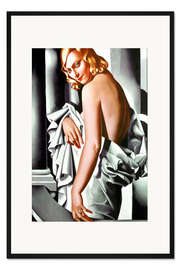 Gerahmter Kunstdruck Porträt von Marjorie Ferry