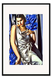 Gerahmter Kunstdruck Porträt Mrs. M.