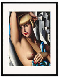 Gerahmter Kunstdruck Porträt von Suzy Solidor - Tamara de Lempicka