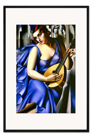 Gerahmter Kunstdruck Die Musikerin - Tamara de Lempicka