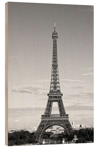 Quadro de madeira Eiffel Tower PARIS IX